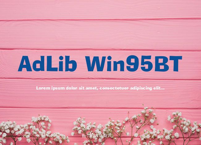 AdLib Win95BT example